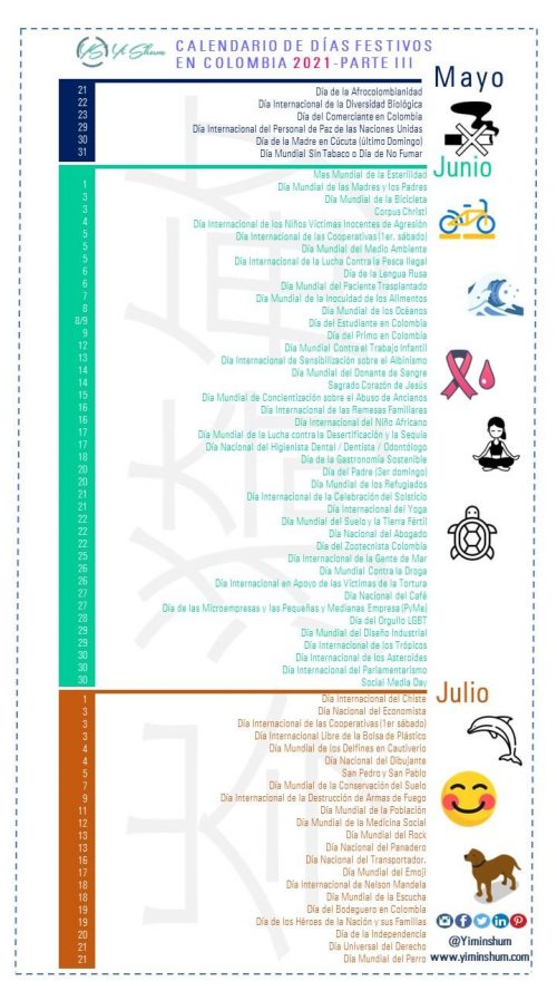 Colombia D As Fechas Y Efem Rides Nacionales Y Mundiales