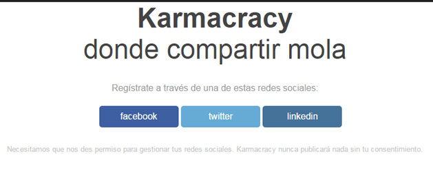 karmacracy acortador url