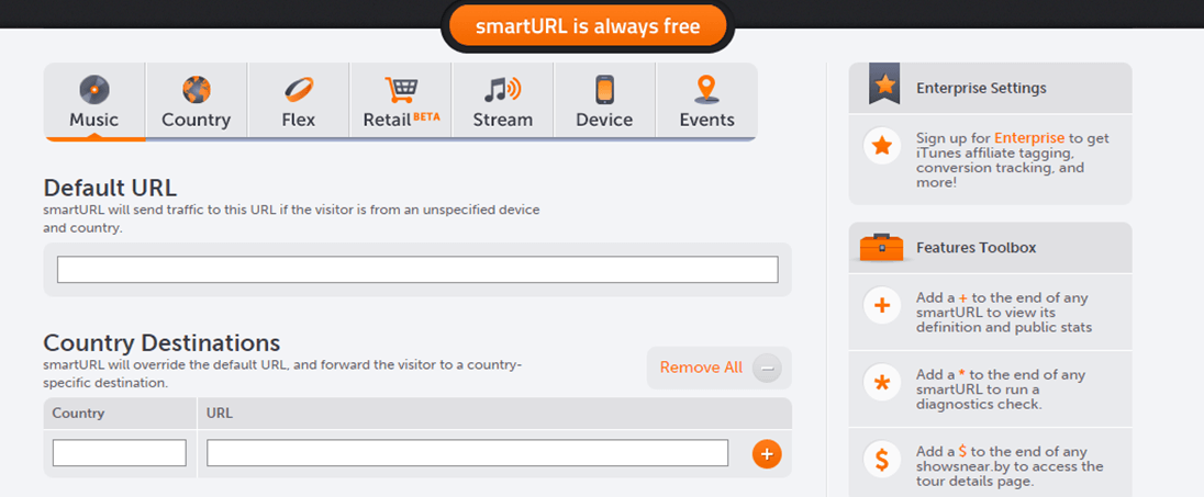 smart acortador url