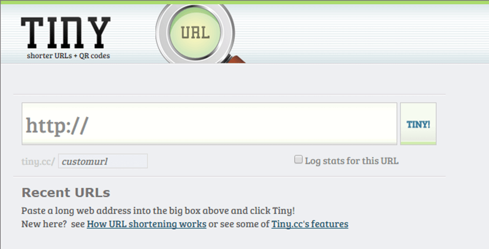 tiny acortador url