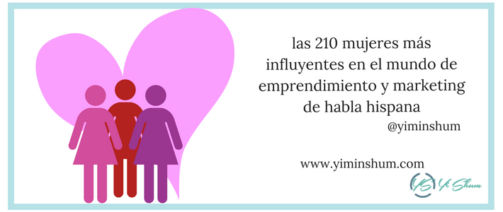 las 210 mujeres más influyentes en el mundo de emprendimiento y marketing de habla hispana imagen