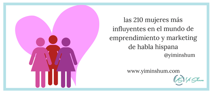 las 210 mujeres más influyentes en el mundo de emprendimiento y marketing de habla hispana imagen