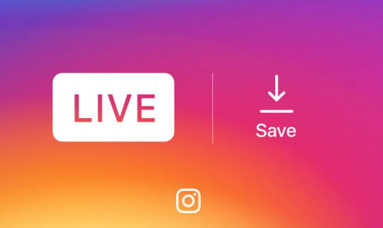 Instagram guardar video en vivo imagen