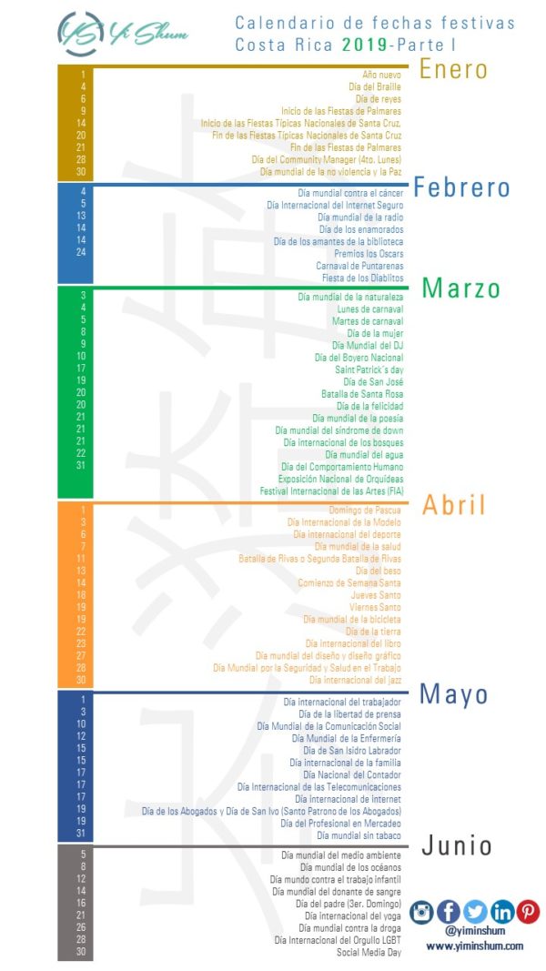 Calendario De Costa Rica A O 2023 Feriados 2023 Image Seeing Forest