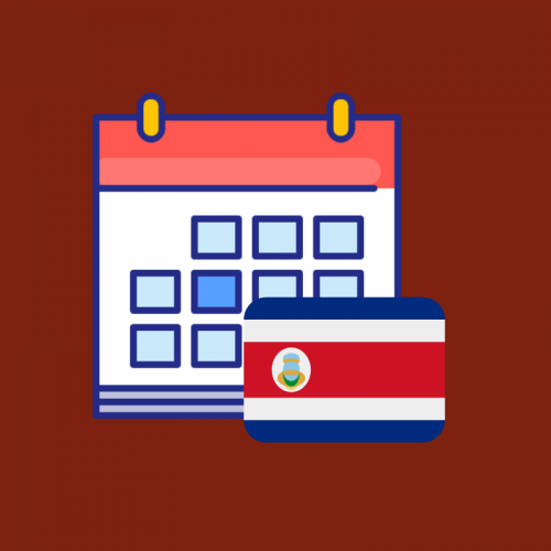 Calendario de efemérides en Costa Rica 2019 producto imagen
