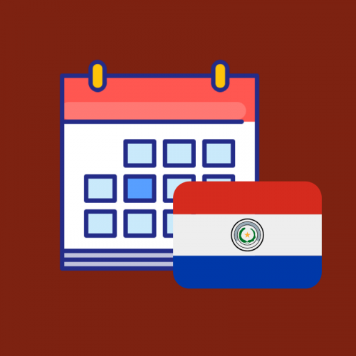 Calendario de fechas festivas de Paraguay 2019 producto