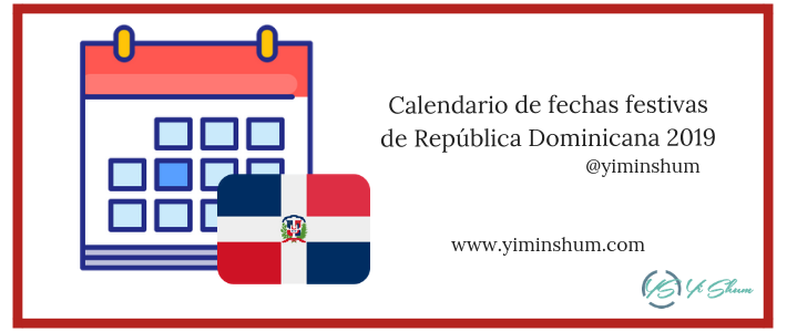 calendario de efemerides en República Dominicana 2019