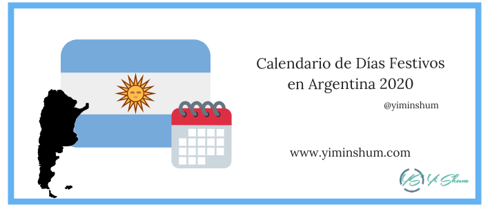 Calendario de Días Festivos en Argentina 2020 imagen