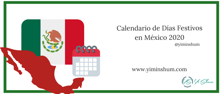 Calendario de Días Festivos en México 2020 Calendario de Días Festivos en México 2020 imagen