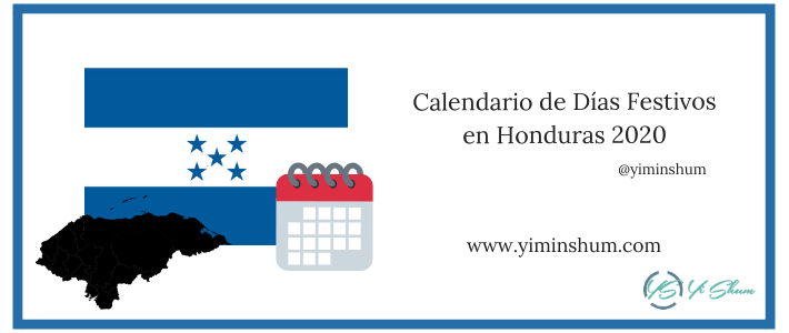 Calendario de Días Festivos en Honduras 2020 imagen