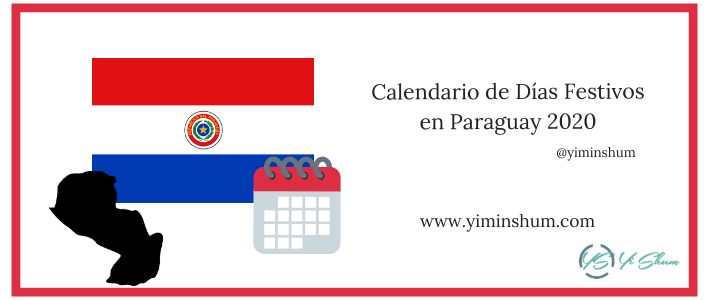 Calendario de Días Festivos en Paraguay 2020 imagen