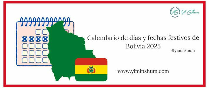 Calendario de días y fechas festivos de Bolivia 2025