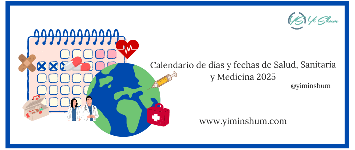 Calendario de días y fechas de Salud, Sanitaria y Medicina 2025