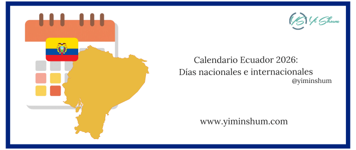 Calendario Ecuador 2026: Días nacionales e internacionales