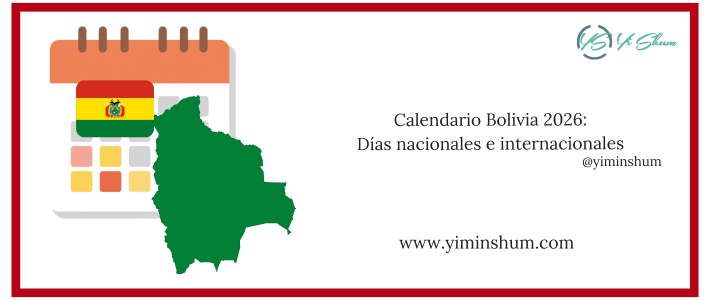 Calendario Bolivia 2026: Días nacionales e internacionales