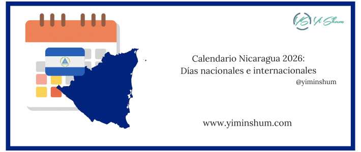 Calendario Nicaragua 2026: Días nacionales e internacionales
