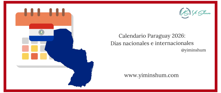 Calendario Paraguay 2026: Días nacionales e internacionales
