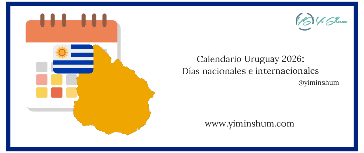 Calendario Uruguay 2026: Días nacionales e internacionales